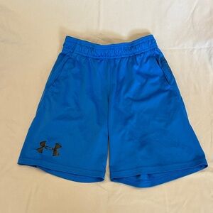 Under Armour boys Blue Athletic Shorts